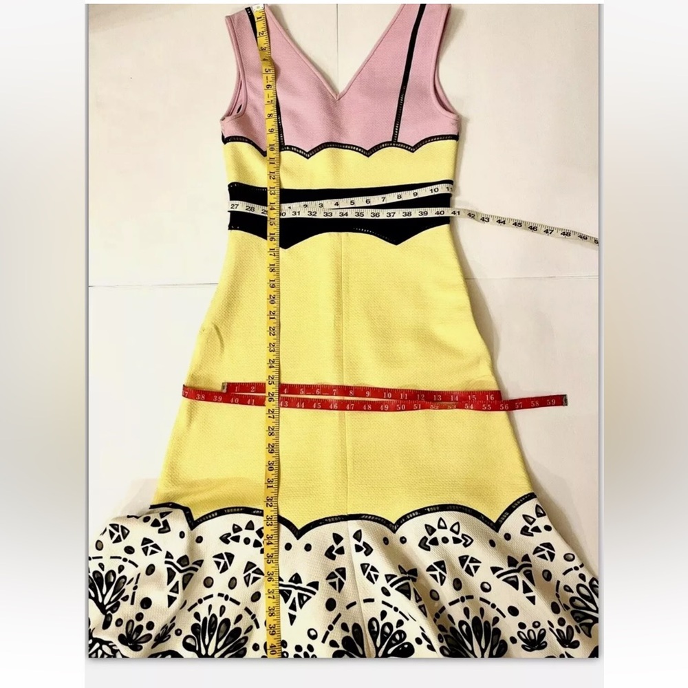 EMILIO PUCCI Color-block Broderie Anglaise-paneled dress size 38IT - Picture 3 of 11
